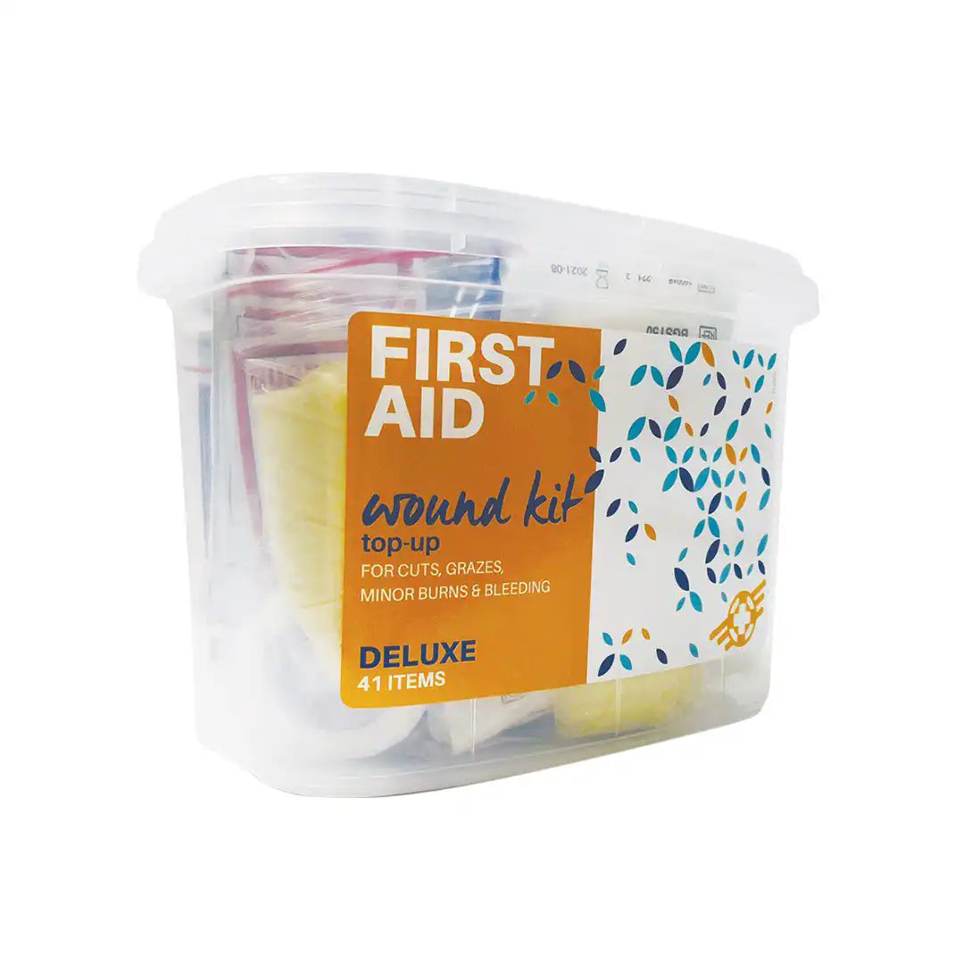 First Aid Delux Wound Top-Up Kit, 41 Items