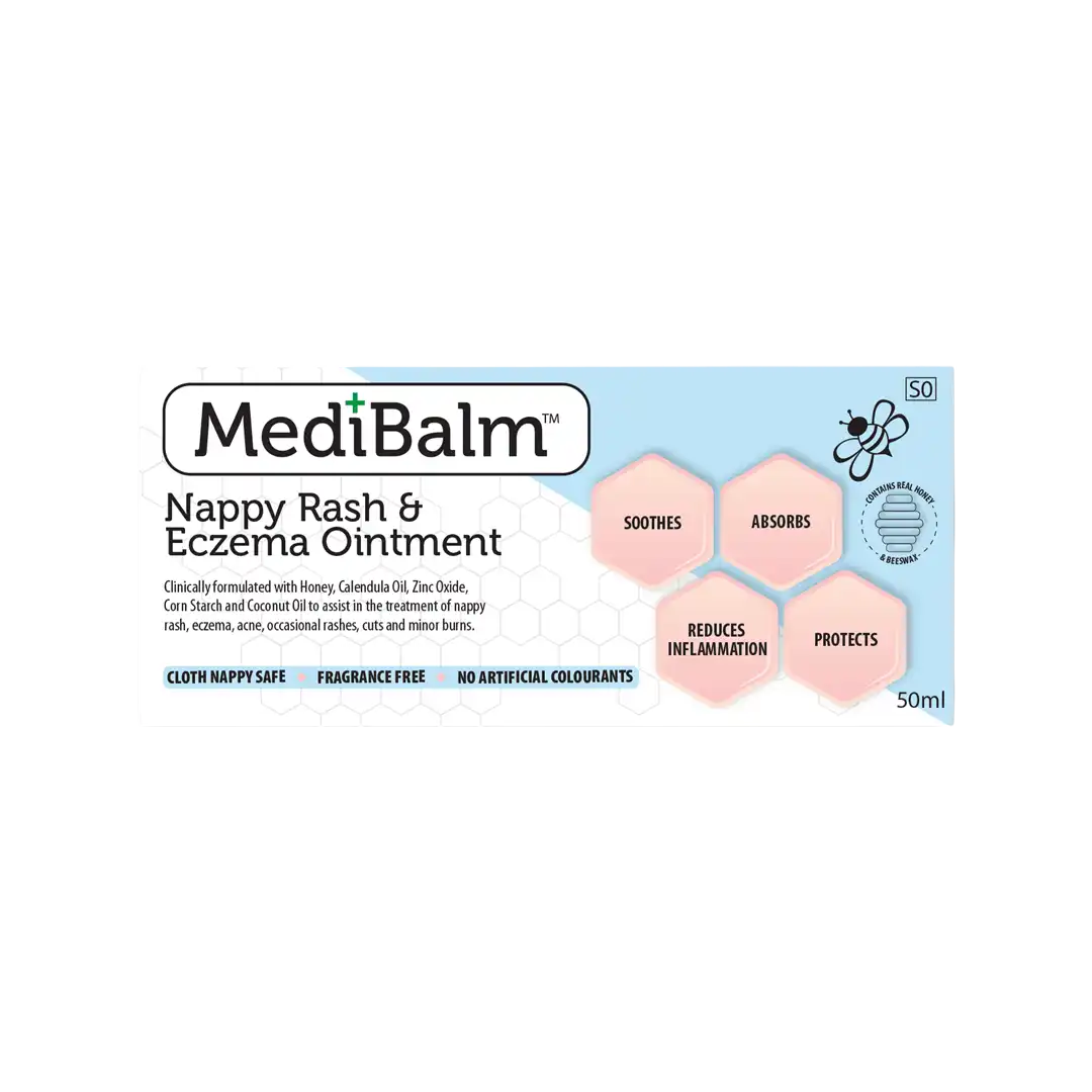 MediBalm Nappy Rash and Eczema Ointment, 50ml