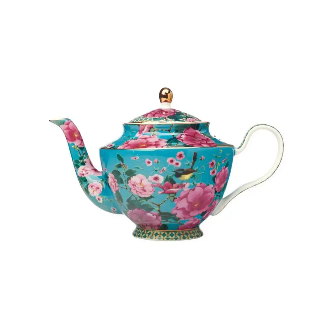 Maxwell & Williams Teas & C's Silk Road Teapot + Infuser, 1L Aqua