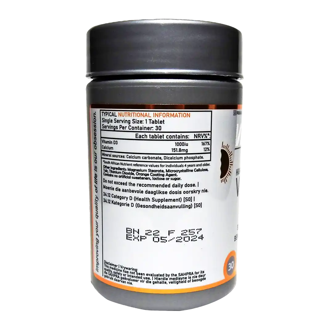 Vitafen Vitamin D3 1000iu & Calcium Tablets, Assorted