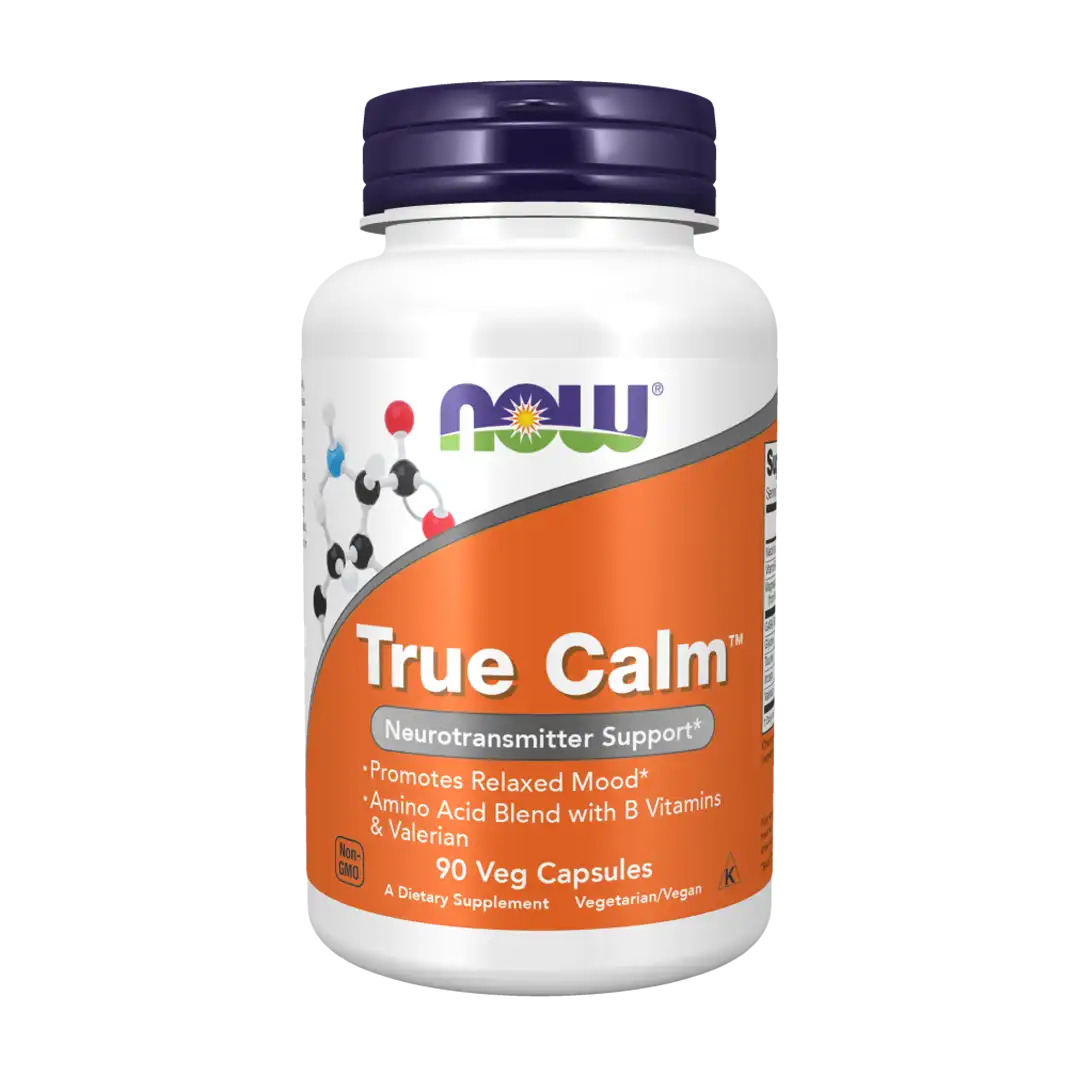 NOW Foods True Calm Vegi Capsules, 90's