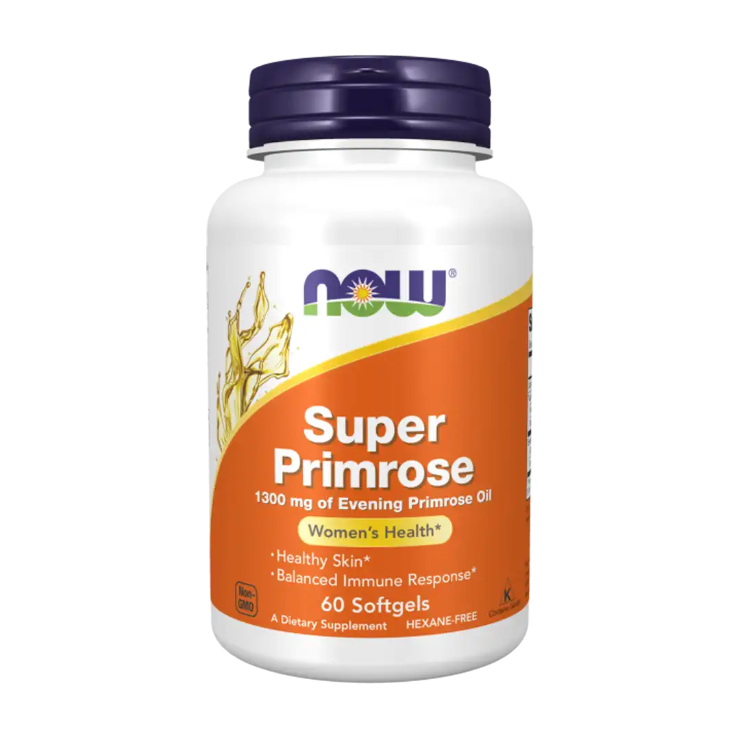 NOW Foods Super Primrose 1300mg Softgels, 60's