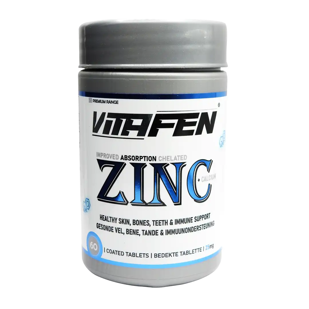 Vitafen Zinc Forte & Calcium Tablets, 60's