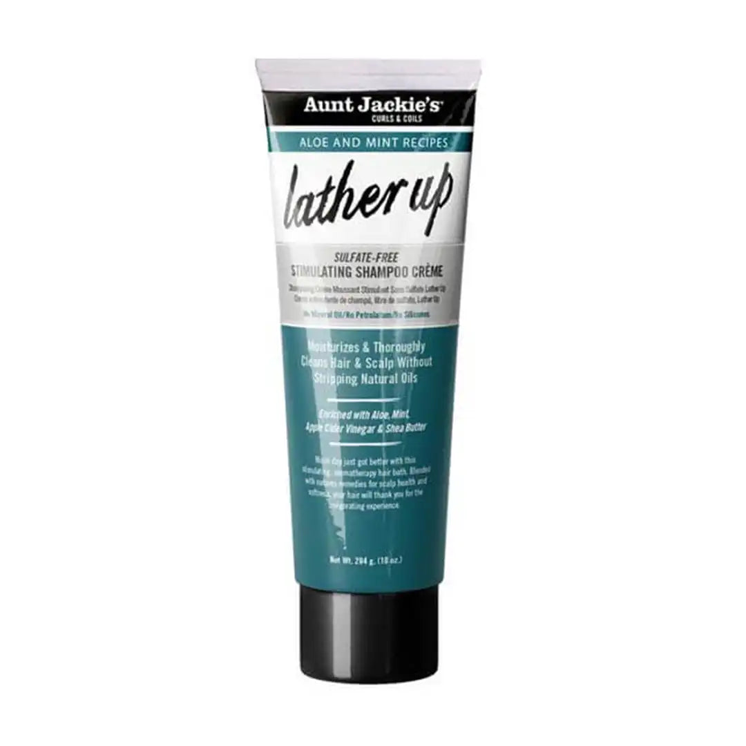 Aunt Jackie's Aloe and Mint Lather Up Stimulating Shampoo Crème, 309ml
