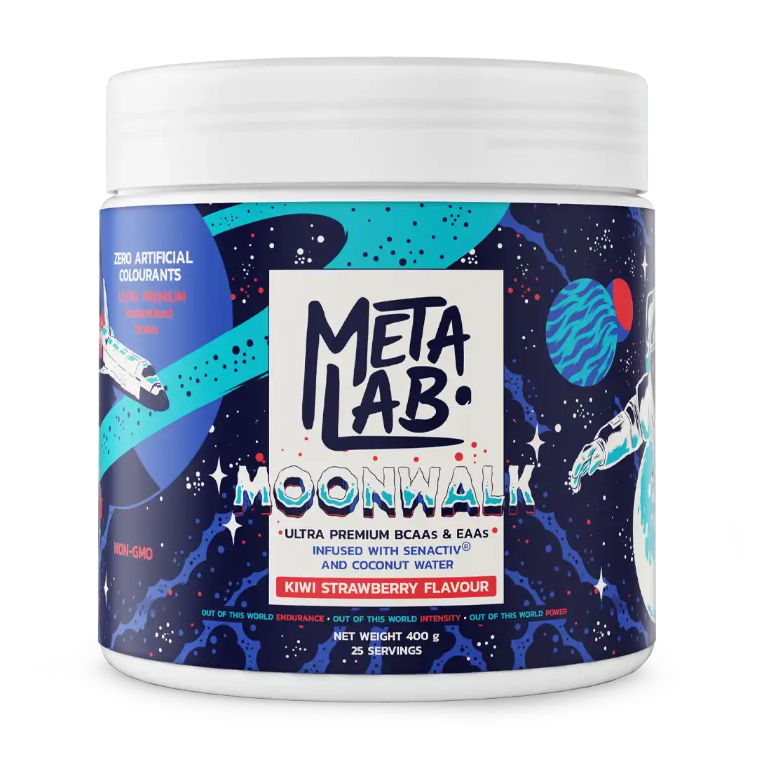 Metalab Moonwalk Premium BCAAs and EAAs Kiwi Strawberry, 25 Servings