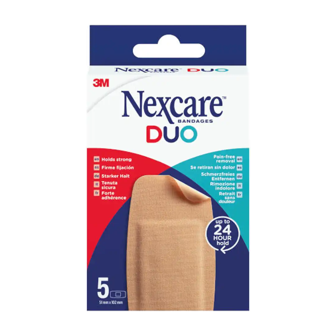 Nexcare 3M Duo Maxi Plaster 5's