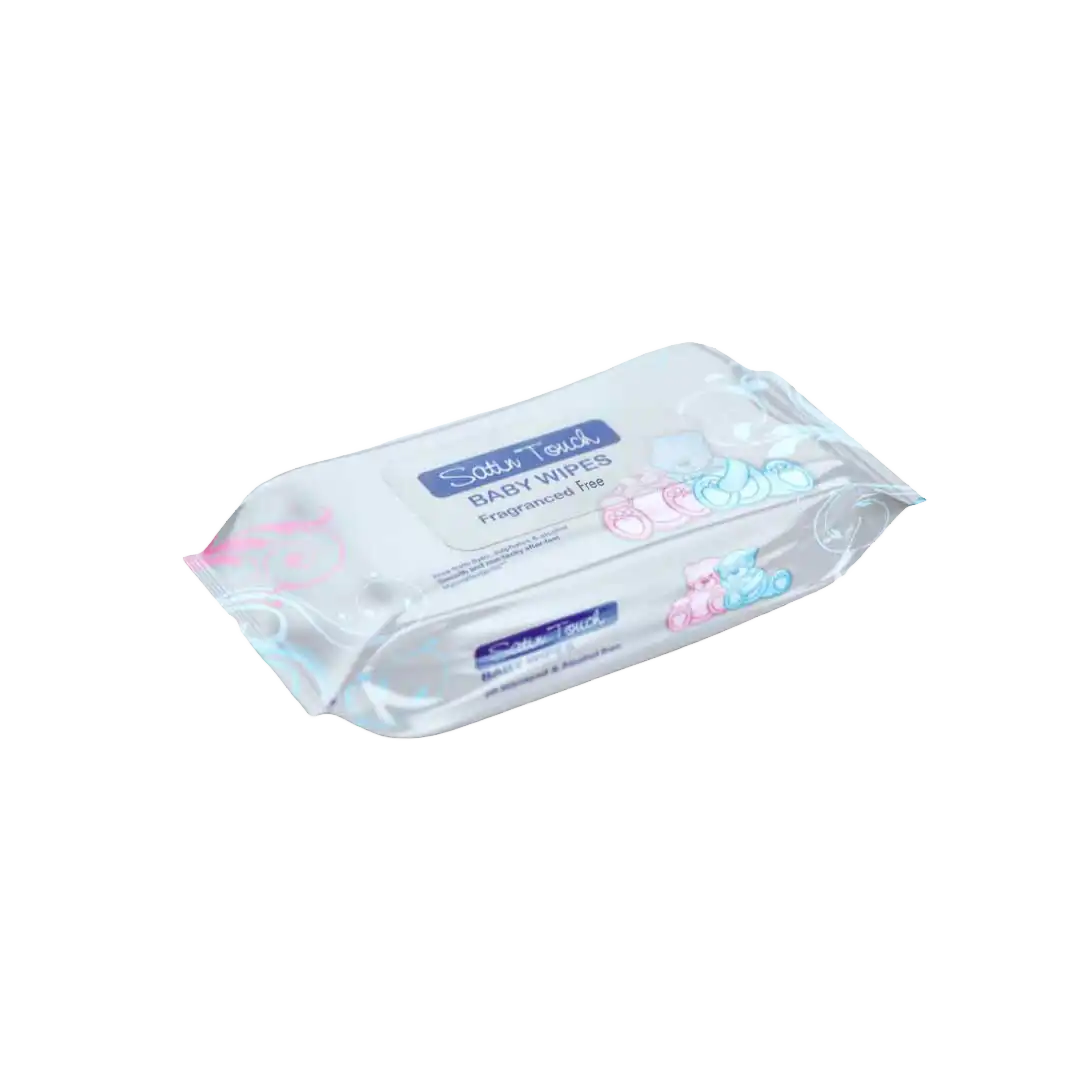 Satin Touch Baby Wipes Fragranced Free, 72's