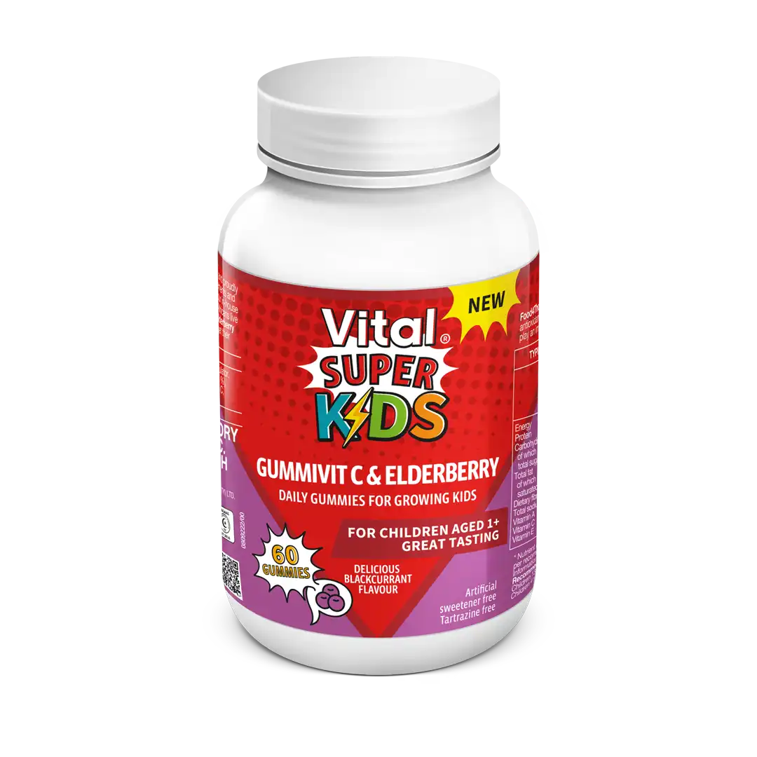 Vital Gummi Vit C & Elderberry Gummies, 60's