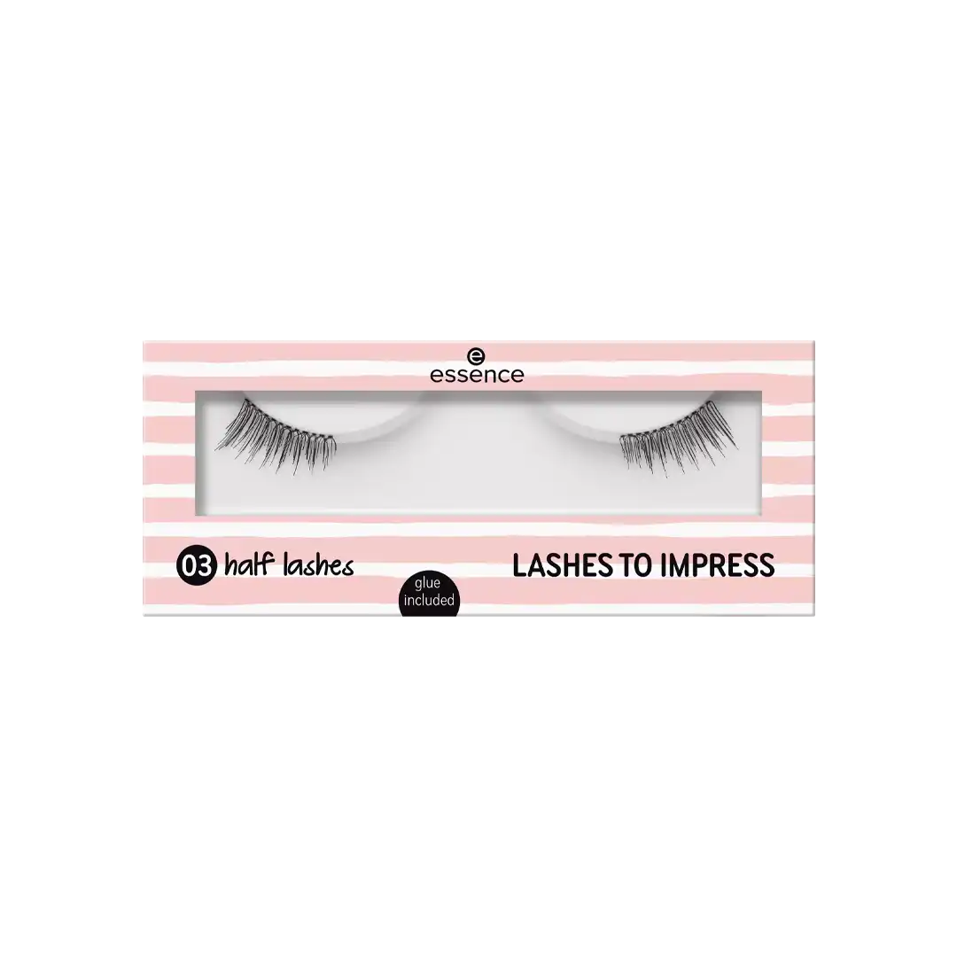 essence Lashes To Impress False Eyelashes 03 Half Lashes, 1 pair