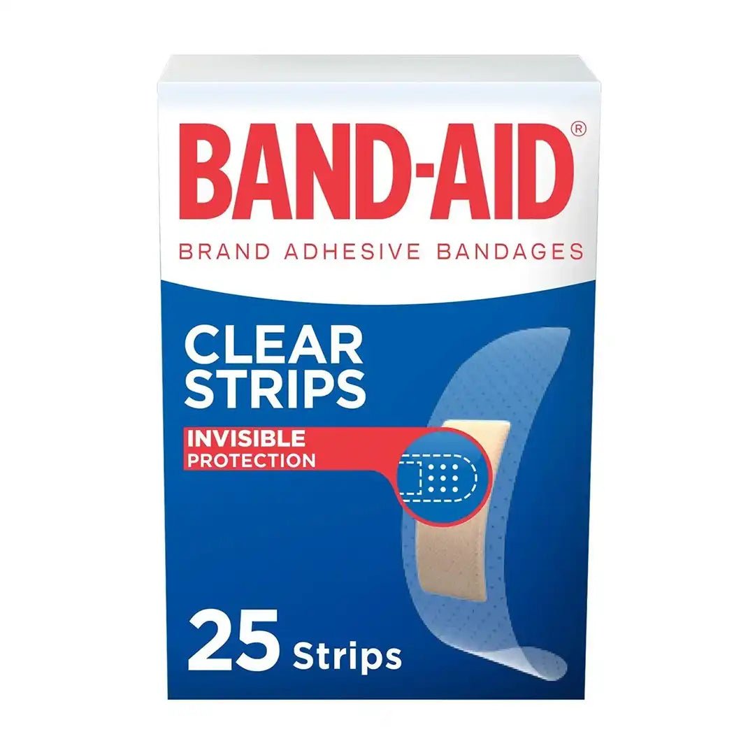 Band-Aid Clear Strips, 25's