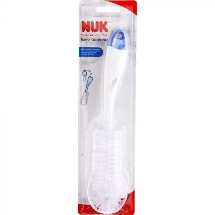 Nuk bottle brush hot sale 2 in 1