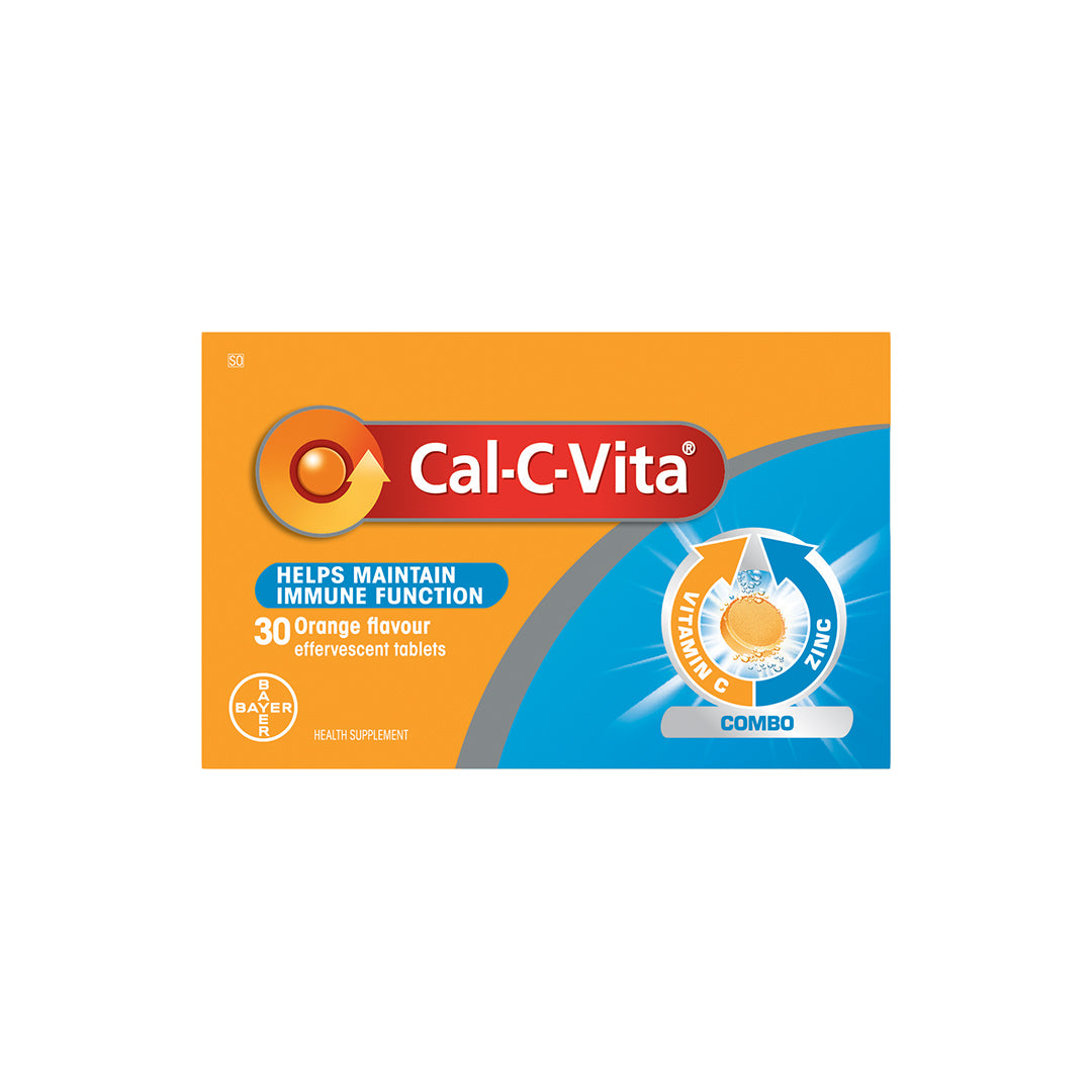 Cal-C-Vita Combo Effervescent Tablets, 30’s
