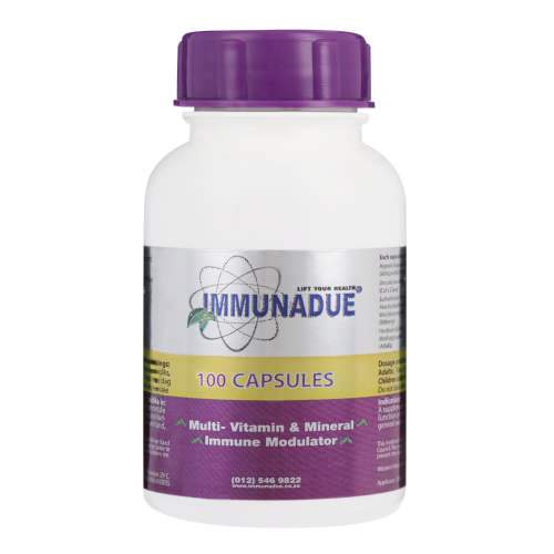 Mopani Pharmacy Vitamins Immunadue, Caps 100's 6009817270013 705421001
