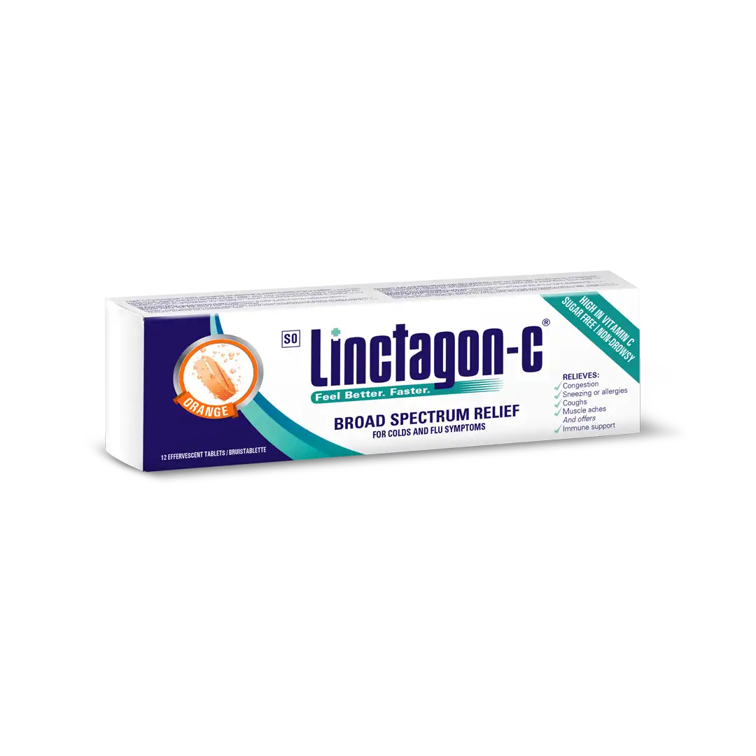 Linctagon-C Orange Eff Tablets, 12's