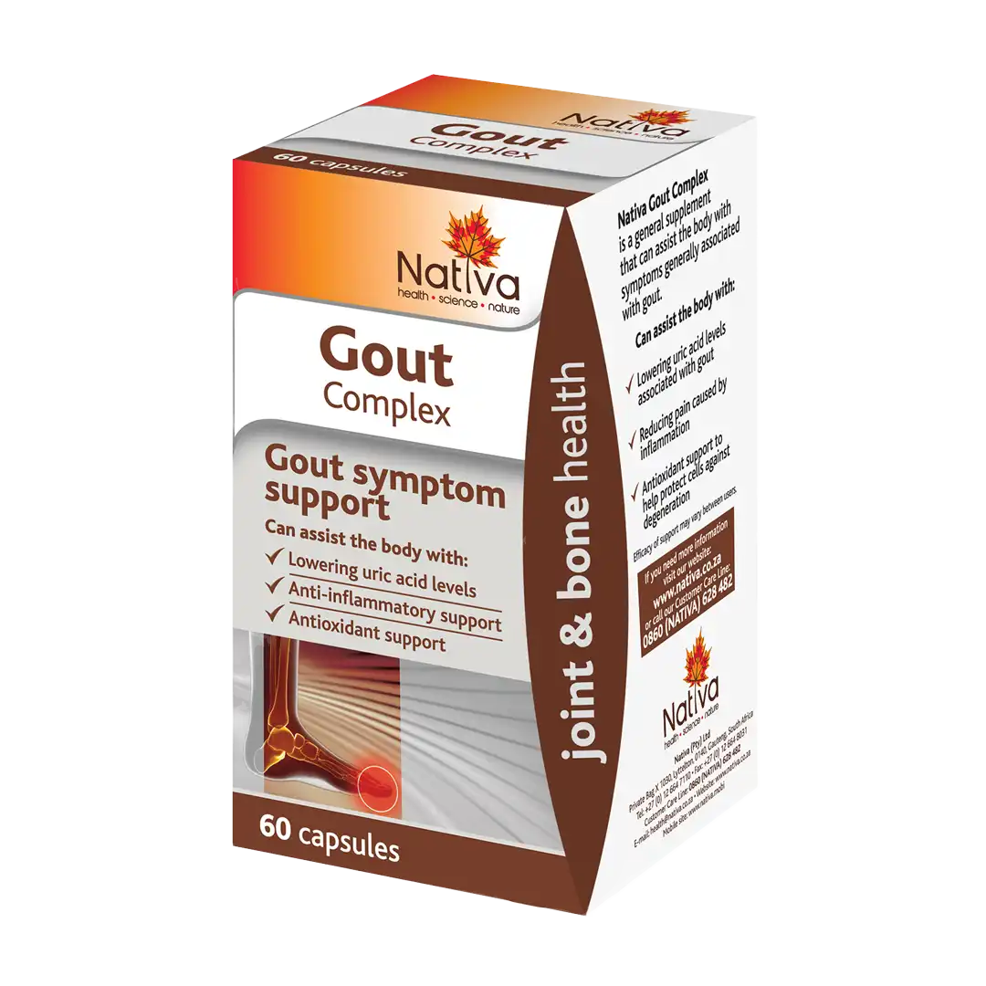 Nativa Gout Complex Capsules, 60's