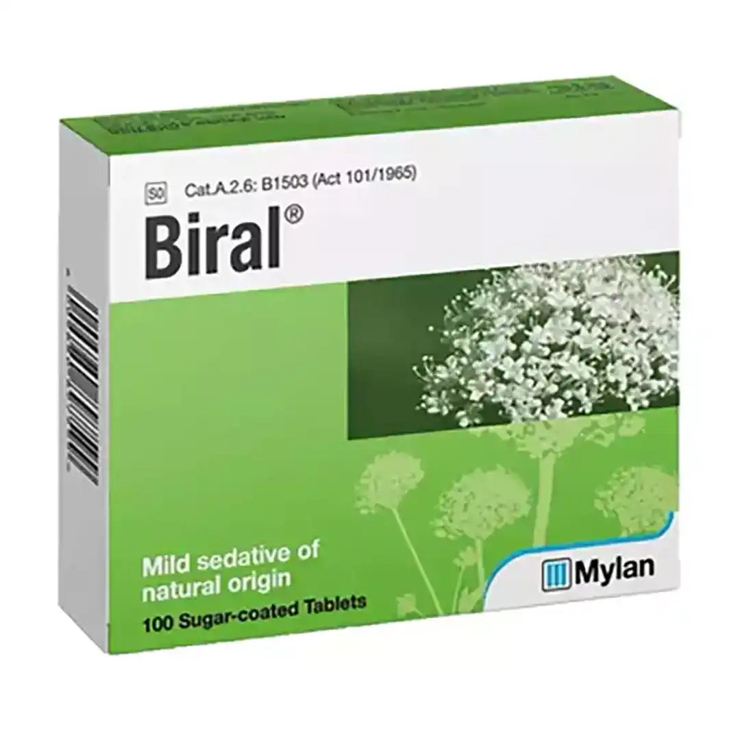 Biral Tranquillizer Tablets, 100's