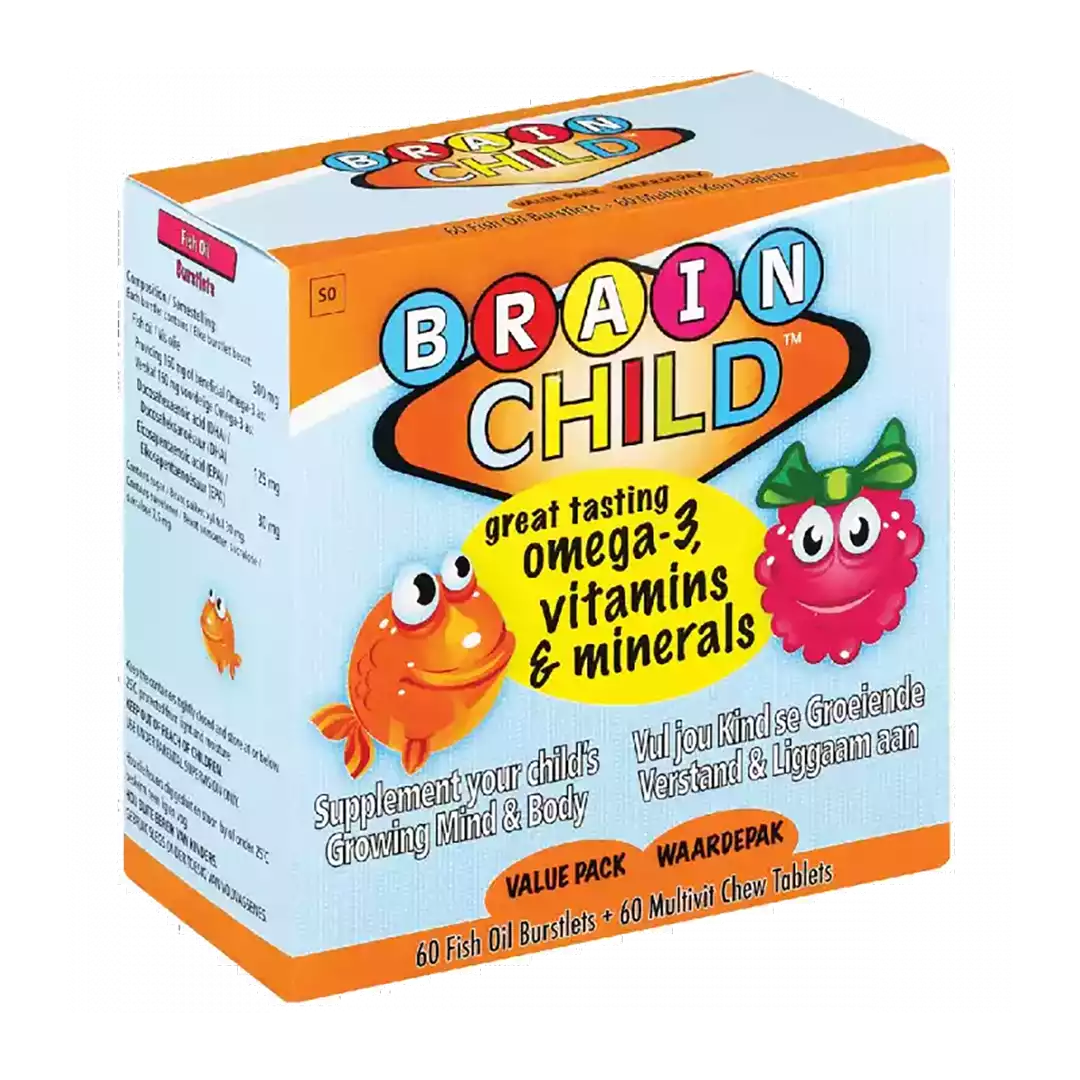 Brainchild Multivitamin and Fish Oil, 60's