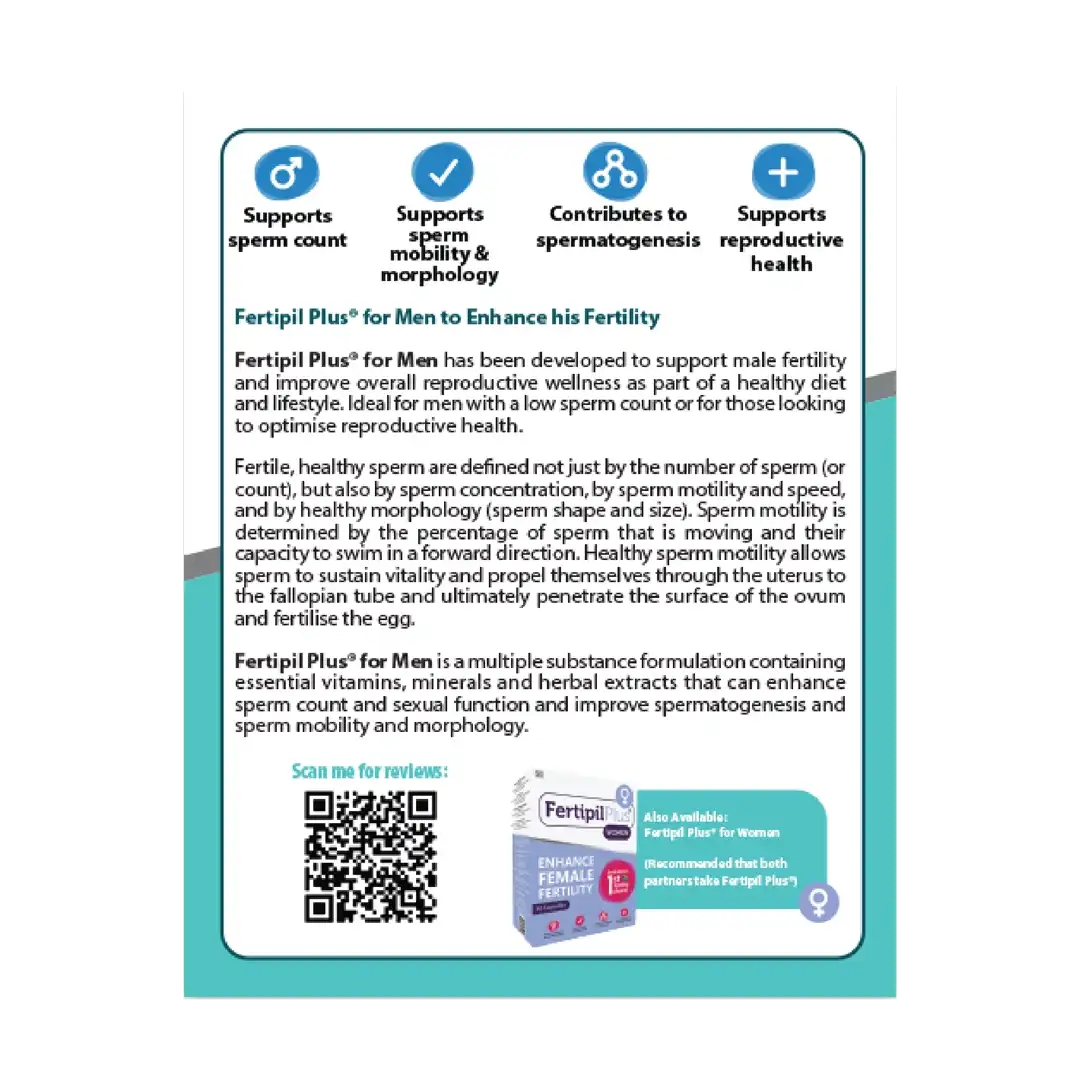 Fertipil Plus Men Capsules, 30's