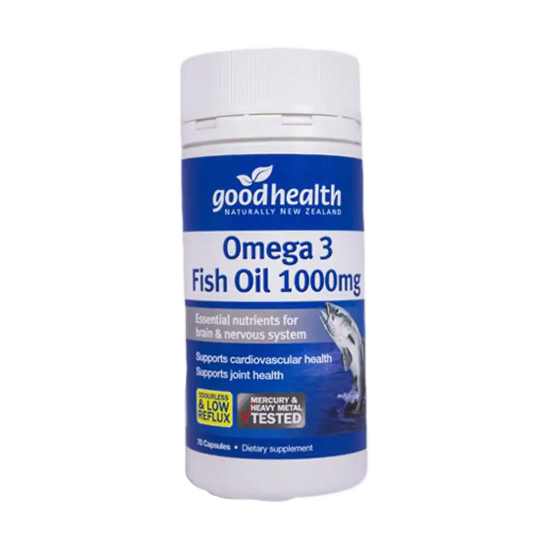Good Health Omega 3 Fish Oil 1000mg Capsules, 70's
