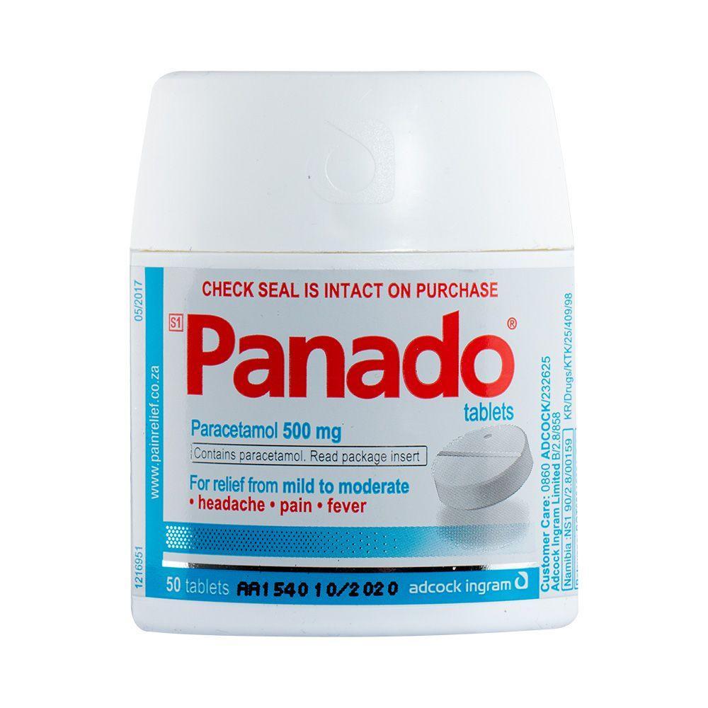 OTC Health Panado Tabs 50's 60011077 752274015