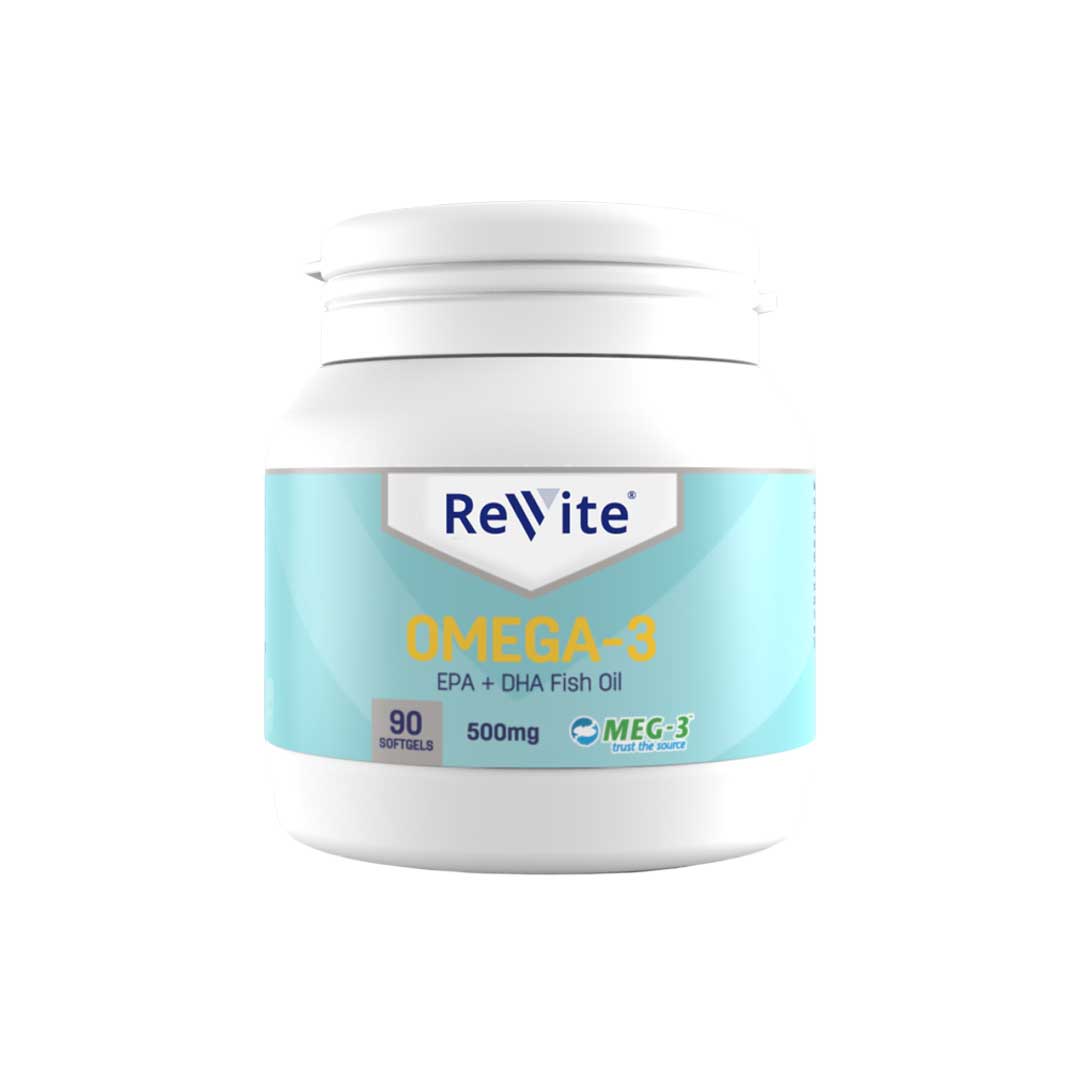 Revite Omega-3 500mg Capsules, 90's