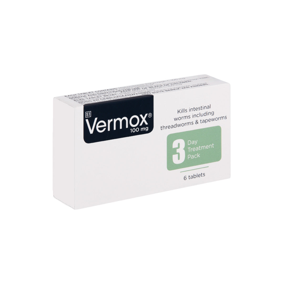 Vermox Tablets, 6's