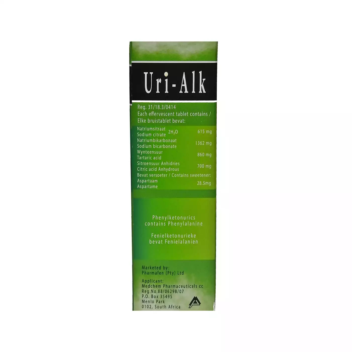 Uri-Alk Effervescent Tablets, 12's