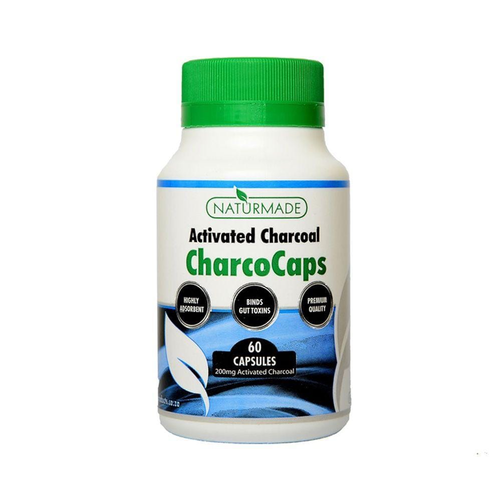 Naturemade Health Naturmade Charcocaps 200Mg 60's 6004599000124 849677009