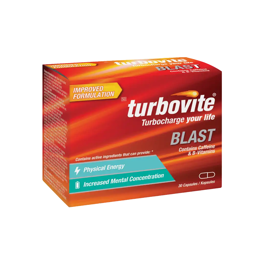 Turbovite Blast Capsules, 30's