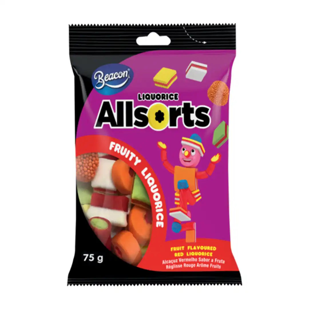 Beacon Allsorts Fruity Liquorice Mini, 75g