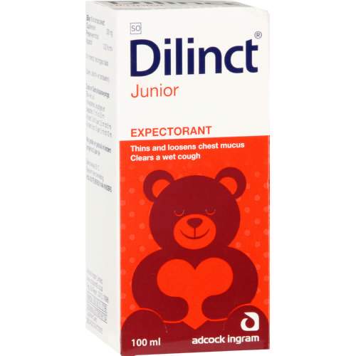Dilinct Health Dilinct Junior Expectorant Syrup, 100ml 6006409002601 882829002