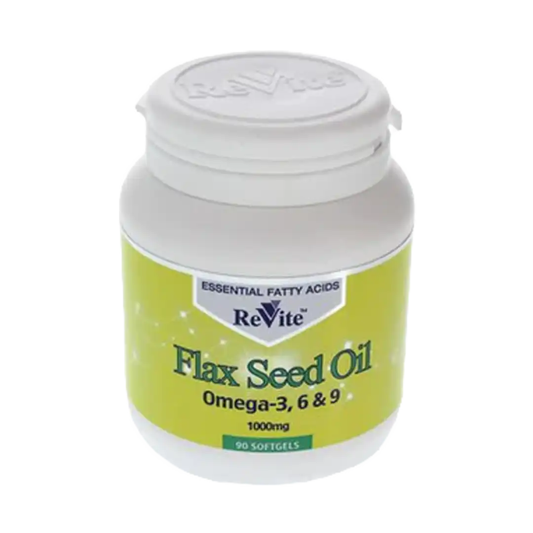 Revite Flax Seed 1000Mg, 90's