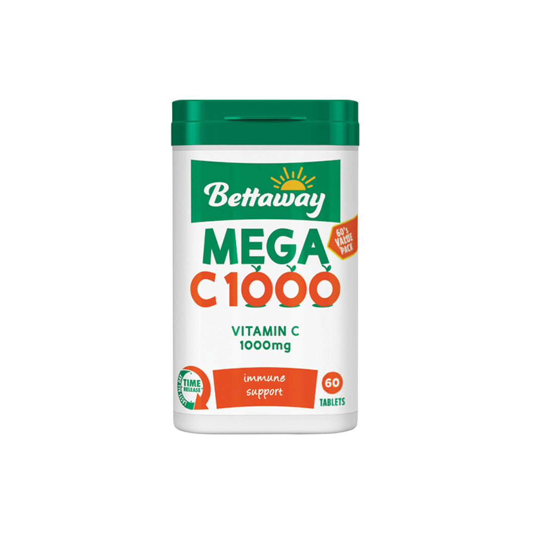 Bettaway Mega C 1000mg Tablets, Assorted