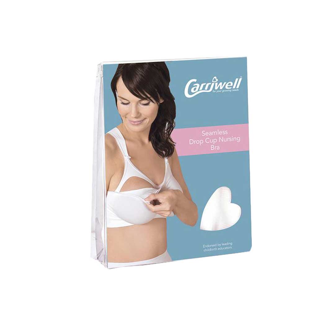 Carriwell Seamless Drop Cup Bra White, 2XL