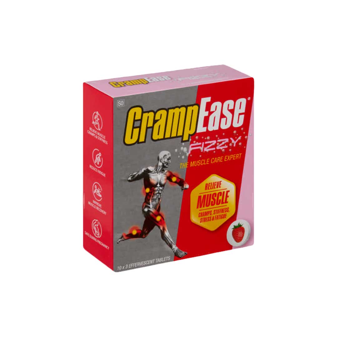 CrampEase Fizzy Strawberry, 30's