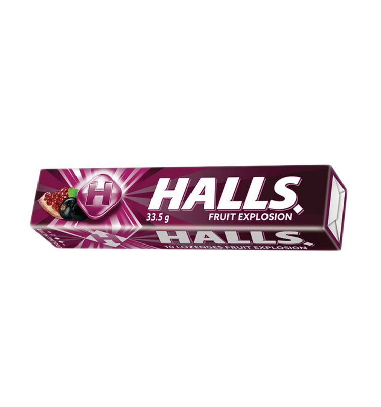 Halls Lozenges Fruit Explosion, 10's