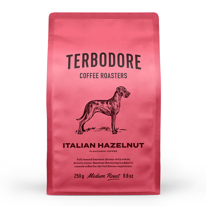 Terbodore Italian Hazelnut Coffee Beans, 250g