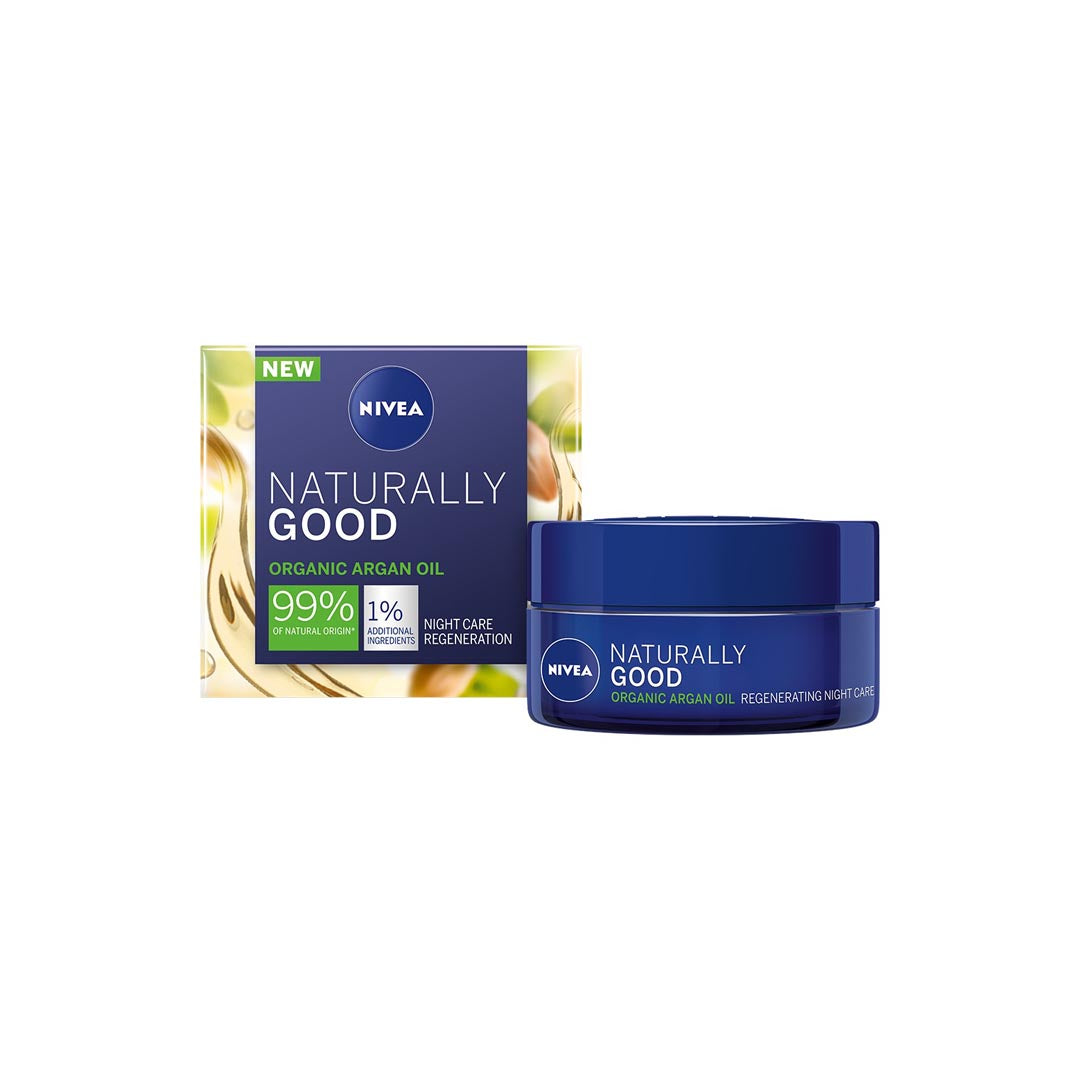 Nivea Naturally Good Argan Oil Regenerating Night Cream, 50ml