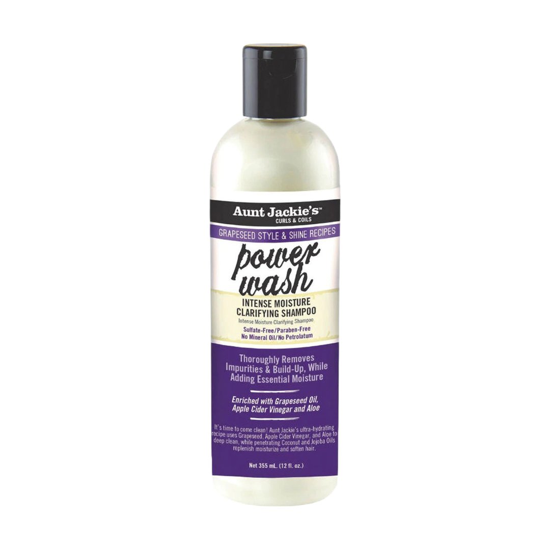 Aunt Jackie's Power Wash Grapeseed Clarifying Shampoo, 355ml