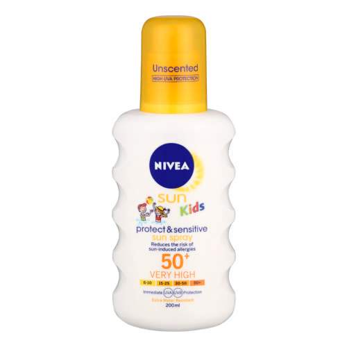 Nivea Toiletries Nivea Sun Kids Protect & Sensitive SPF50+, 200ml 4005808439836 90252