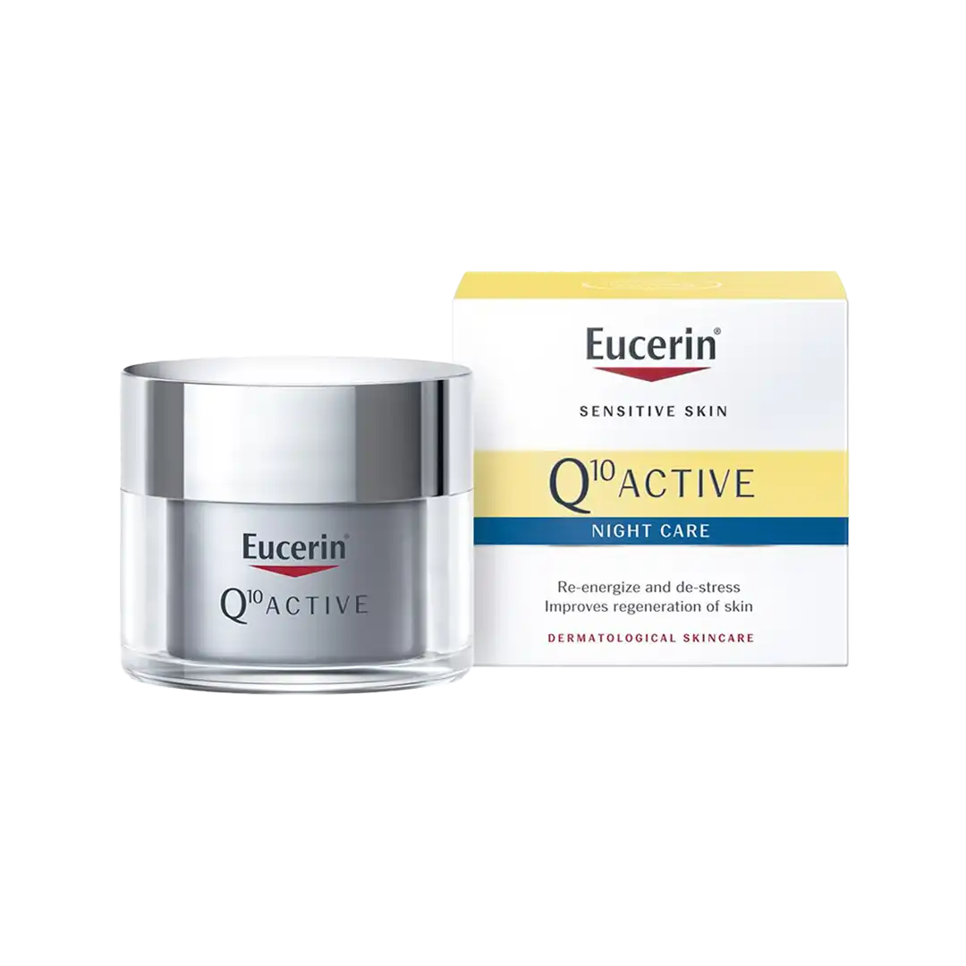 Eucerin Q10 Active Anti-Wrinkle Night Cream, 50ml