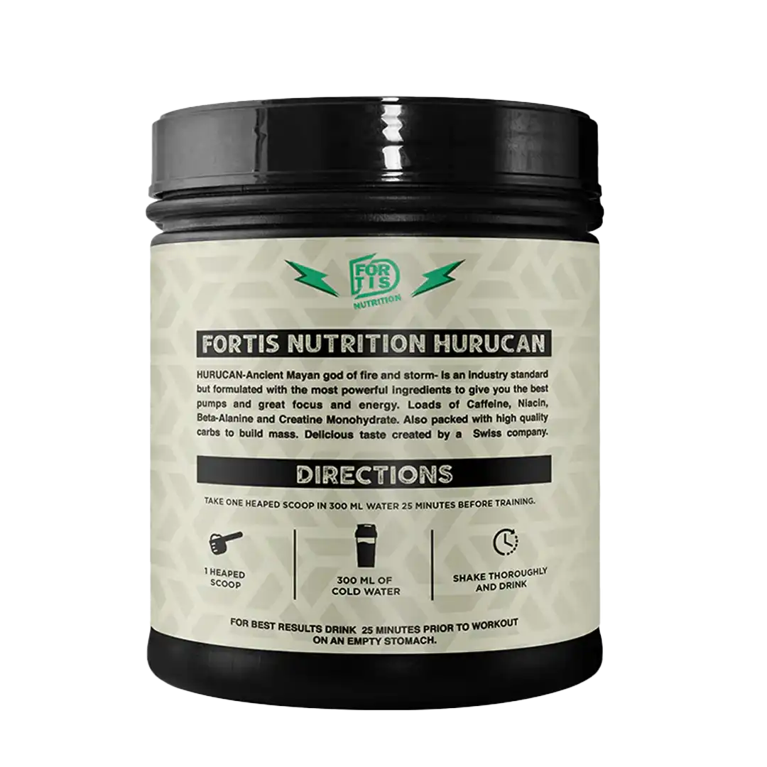 Fortis Nutrition Hurucan Pre-Workout Cream Soda, 340g