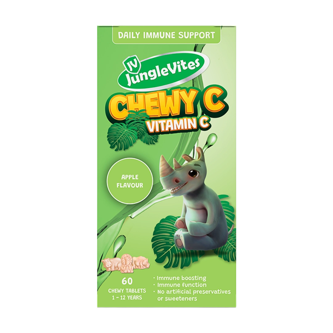 JungleVites Chewy C Tablets Apple Tablets, 60's