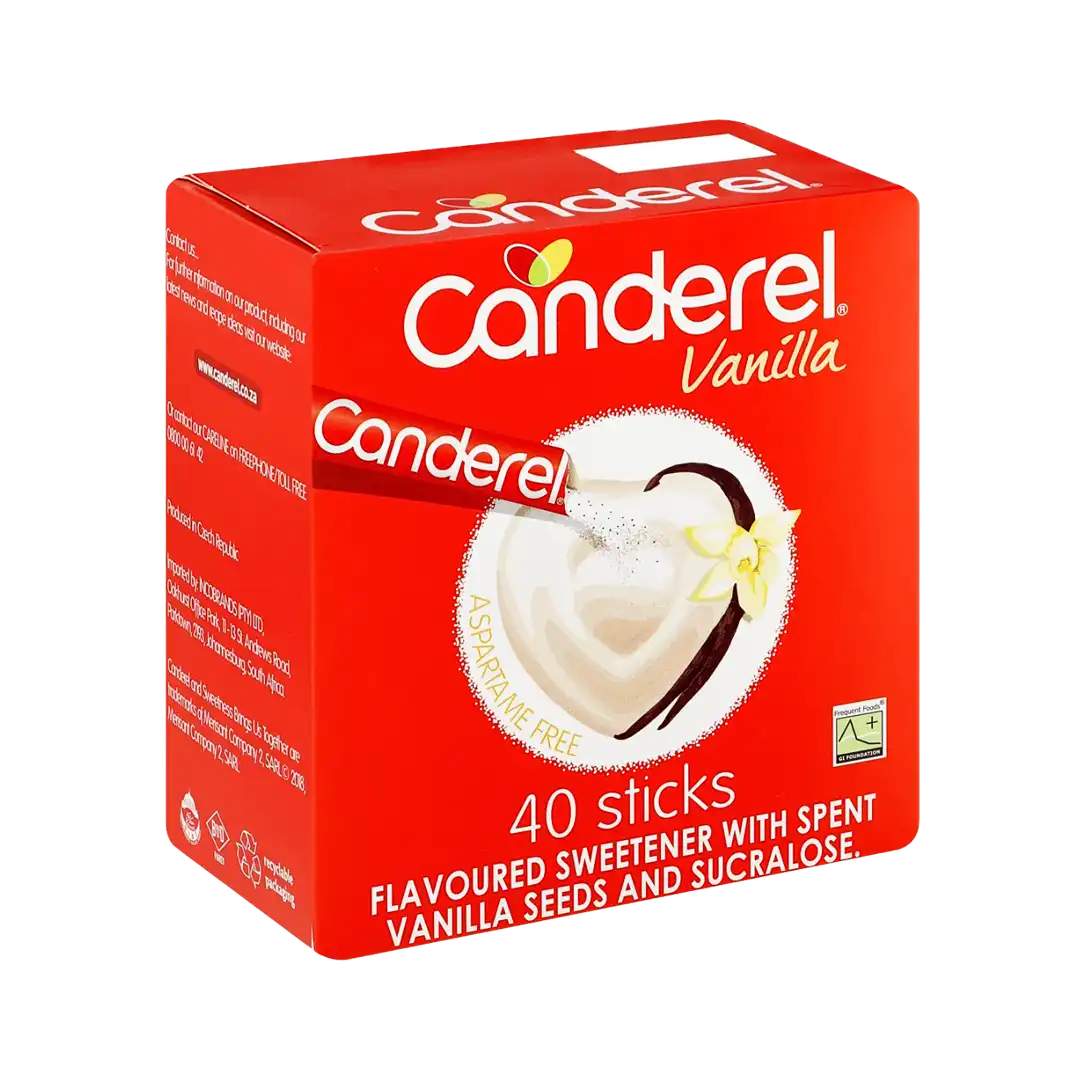 Canderel Vanilla Sticks, 40's