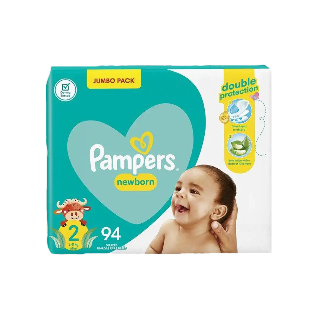 Pampers New Baby 2 Mini Nappies, 94's