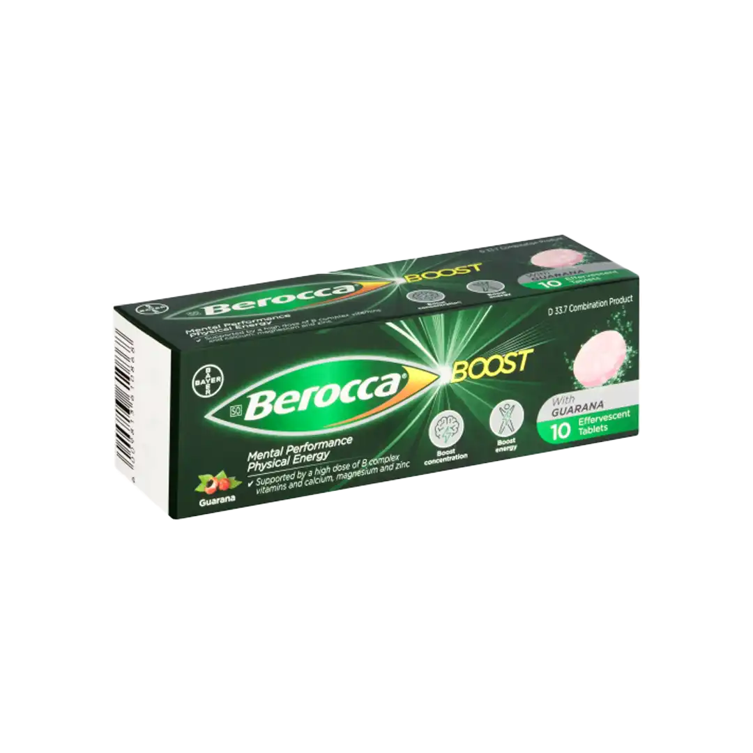 Berocca Boost Effervescent Tablets, 10's