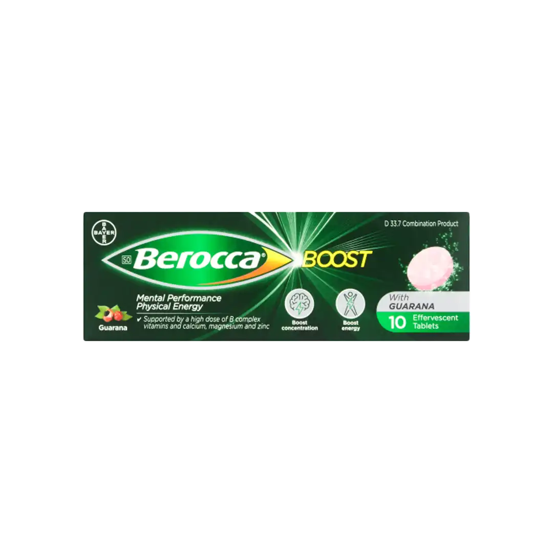 Berocca Boost Effervescent Tablets, 10's