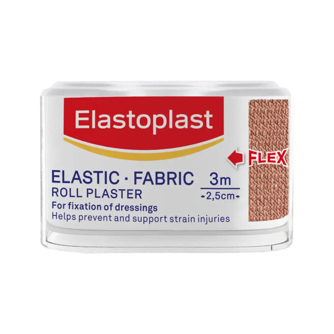 Elastoplast Elastic Fabric Plaster Roll, 2.5cm x 3m