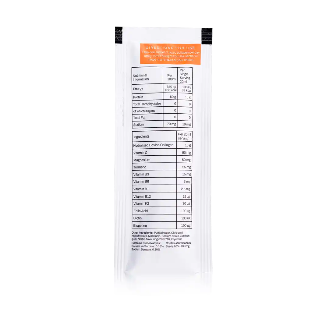 Collagen Café Advanced Collagen Liquid Supplement, 28x20ml Sachets