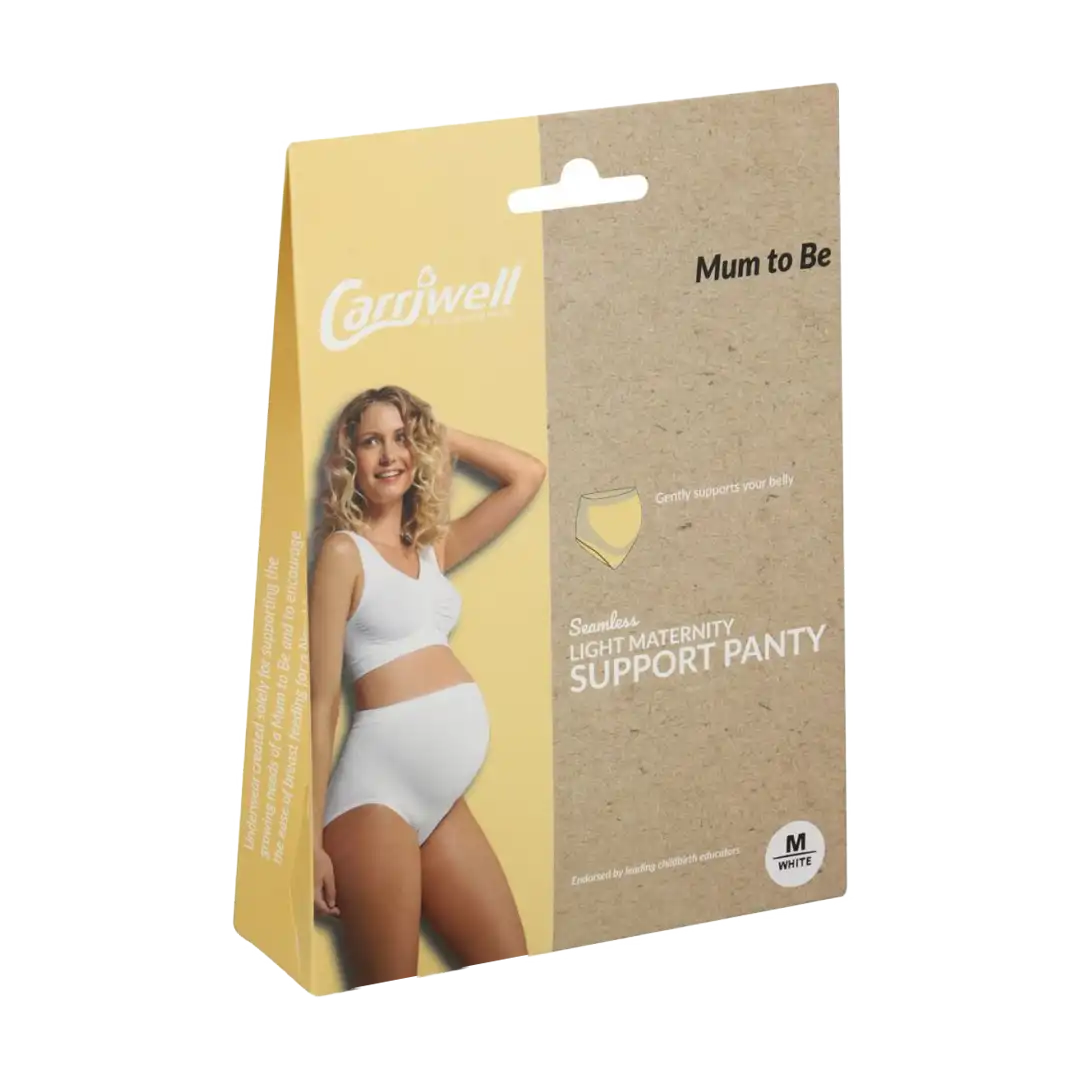 Carriwell Full Belly Light Support Panties White, M